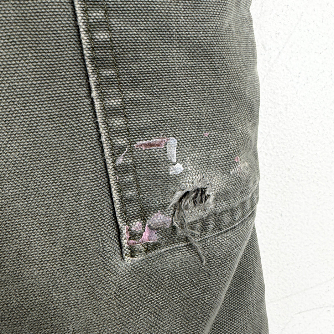 Vintage Smoked Carhartt Green Double Knee Jeans