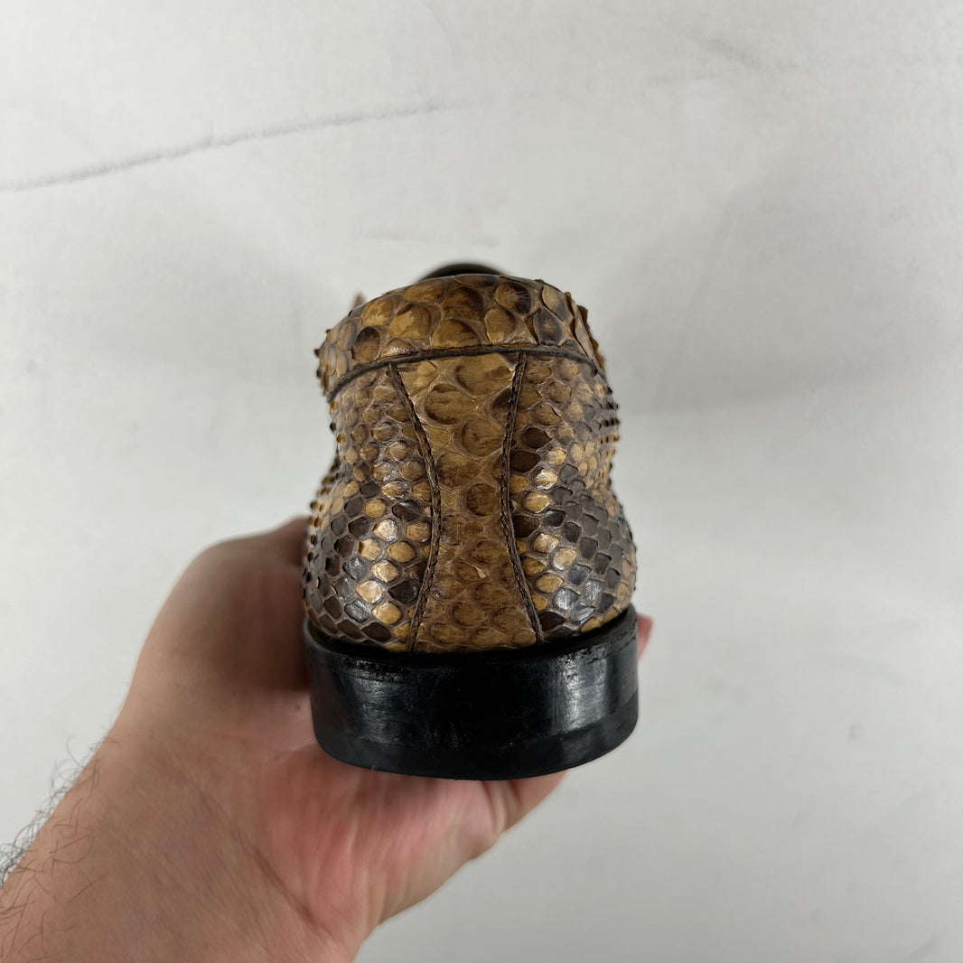 Celine Snake Skin Tassel Loafers