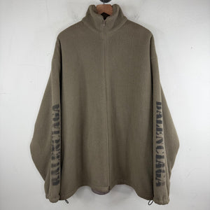 Balenciaga Sample Stencil Logo Fleece Jacket