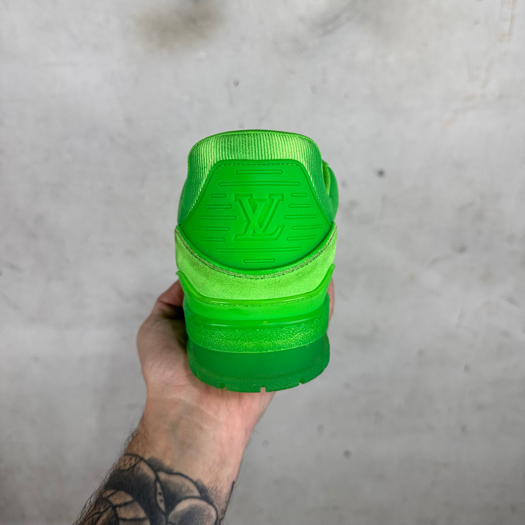 Louis Vuitton Slime Green Trainer Lows