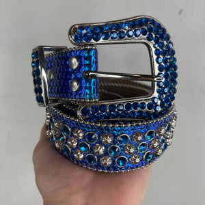 BB Simon Blue/Purple Holographic Belt