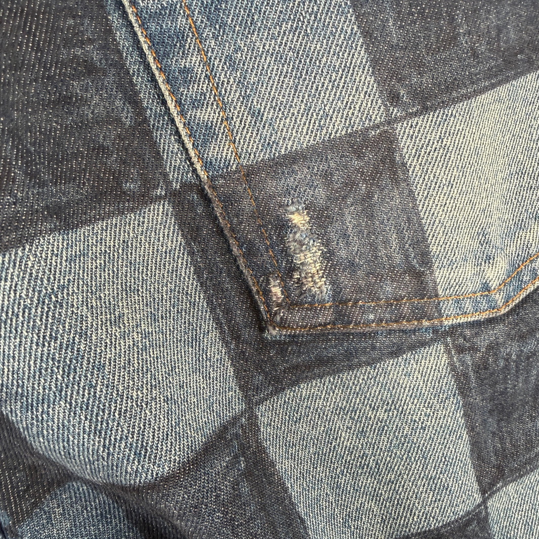 Balenciaga Checkered Jeans