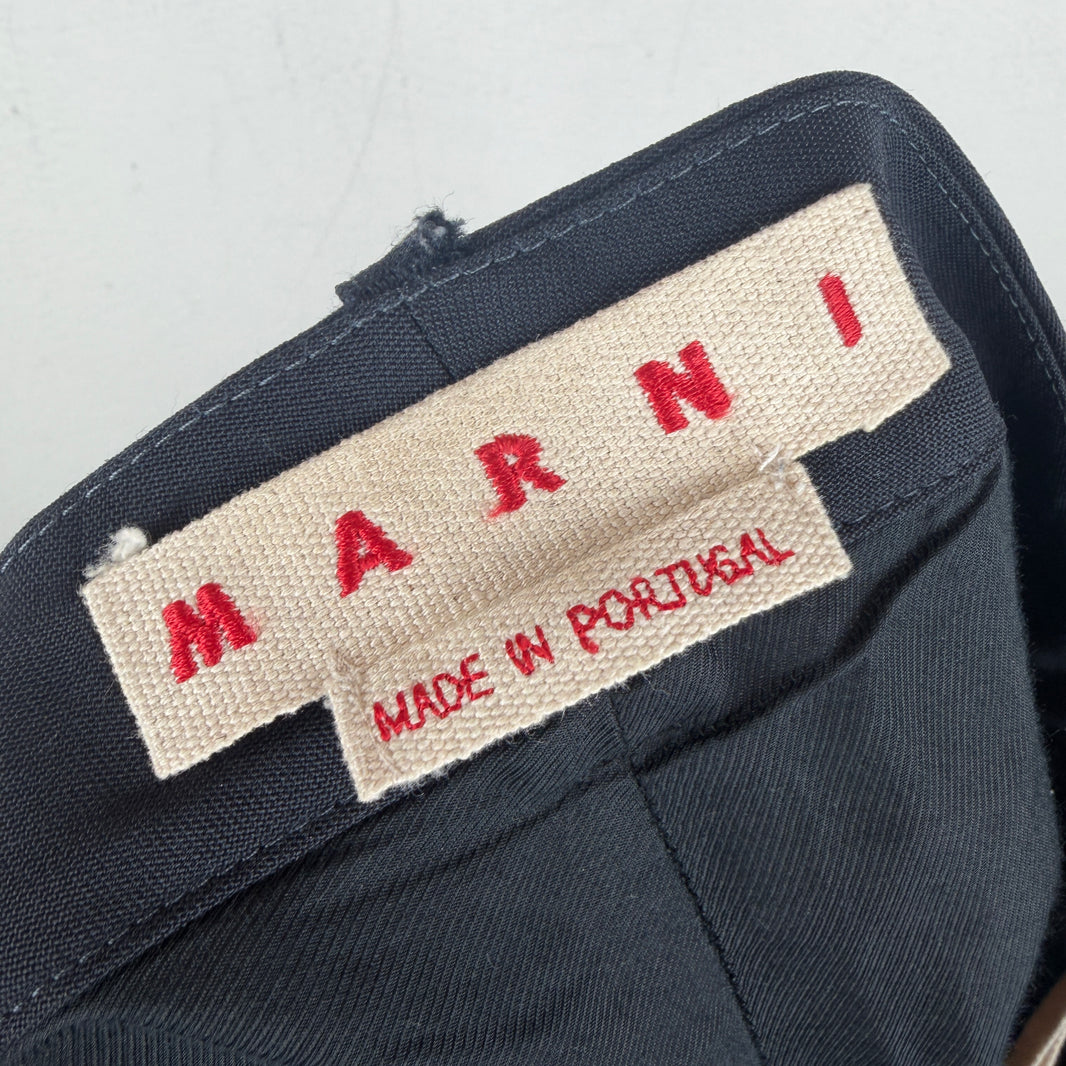 Marni Navy Trousers