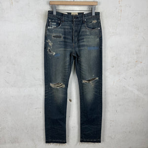 Gallery Dept Distressed Repaired Straight Jeans