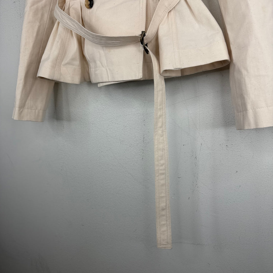 Burberry White Trench Coat