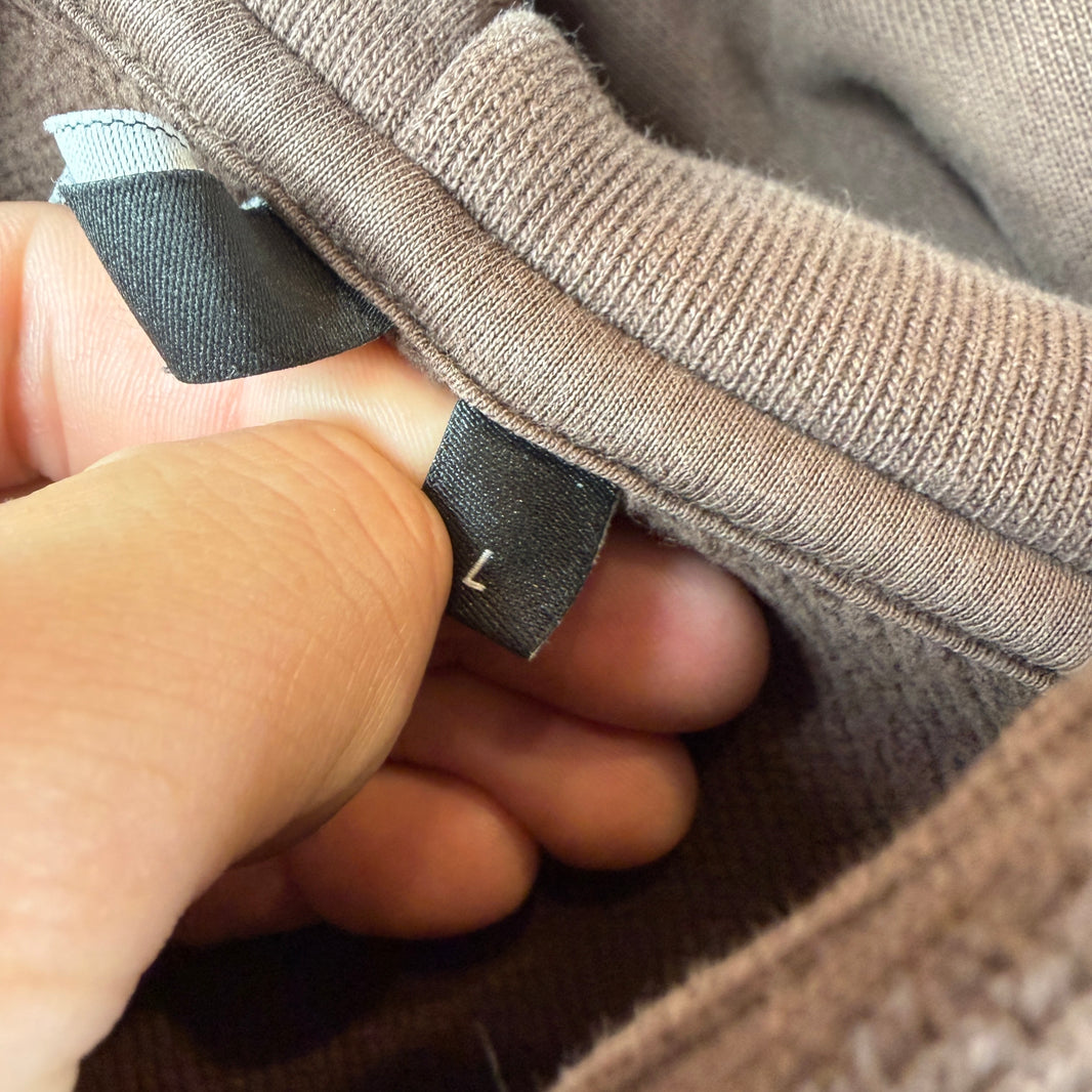 Entire Studios Brown Cropped Hoodie