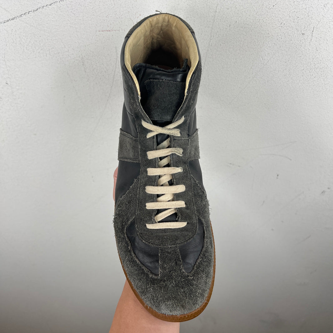 Margiela Smoked Black High Top Replica Sneakers