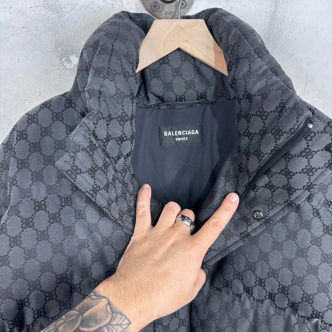 Balenciaga Hacker Project Monogram Puffer Jacket