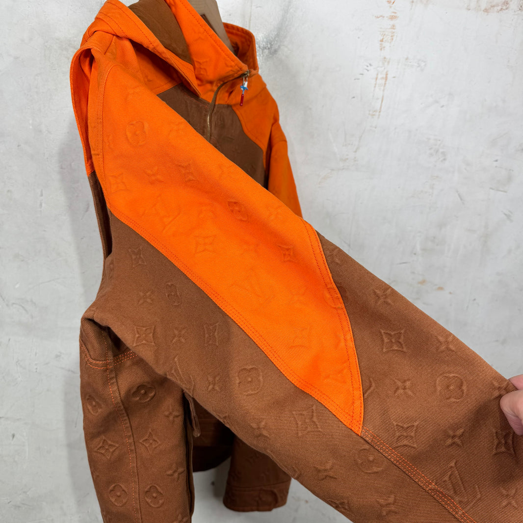 Louis Vuitton Orange Monogram Carpenter Jacket