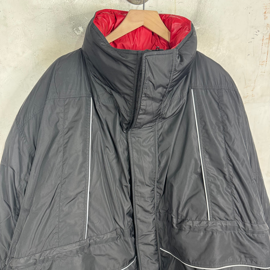 Balenciaga Black/Red Puffer Jacket