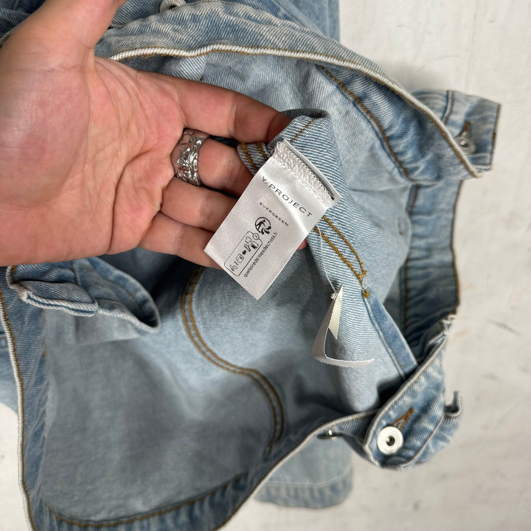 YProject Wire Denim Trucker Jacket