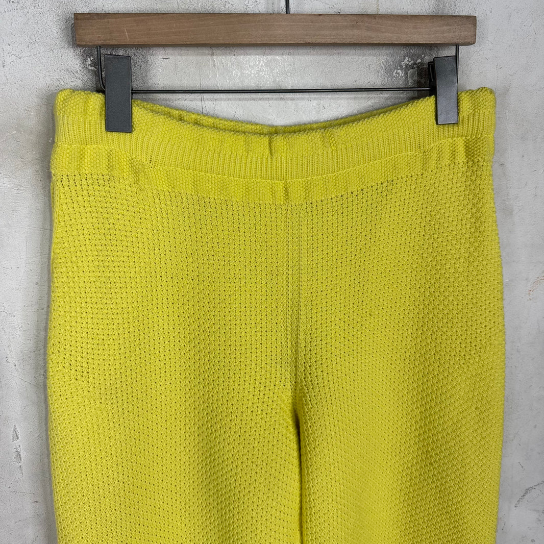 Issey Miyake Sample Yellow Knitted Pants