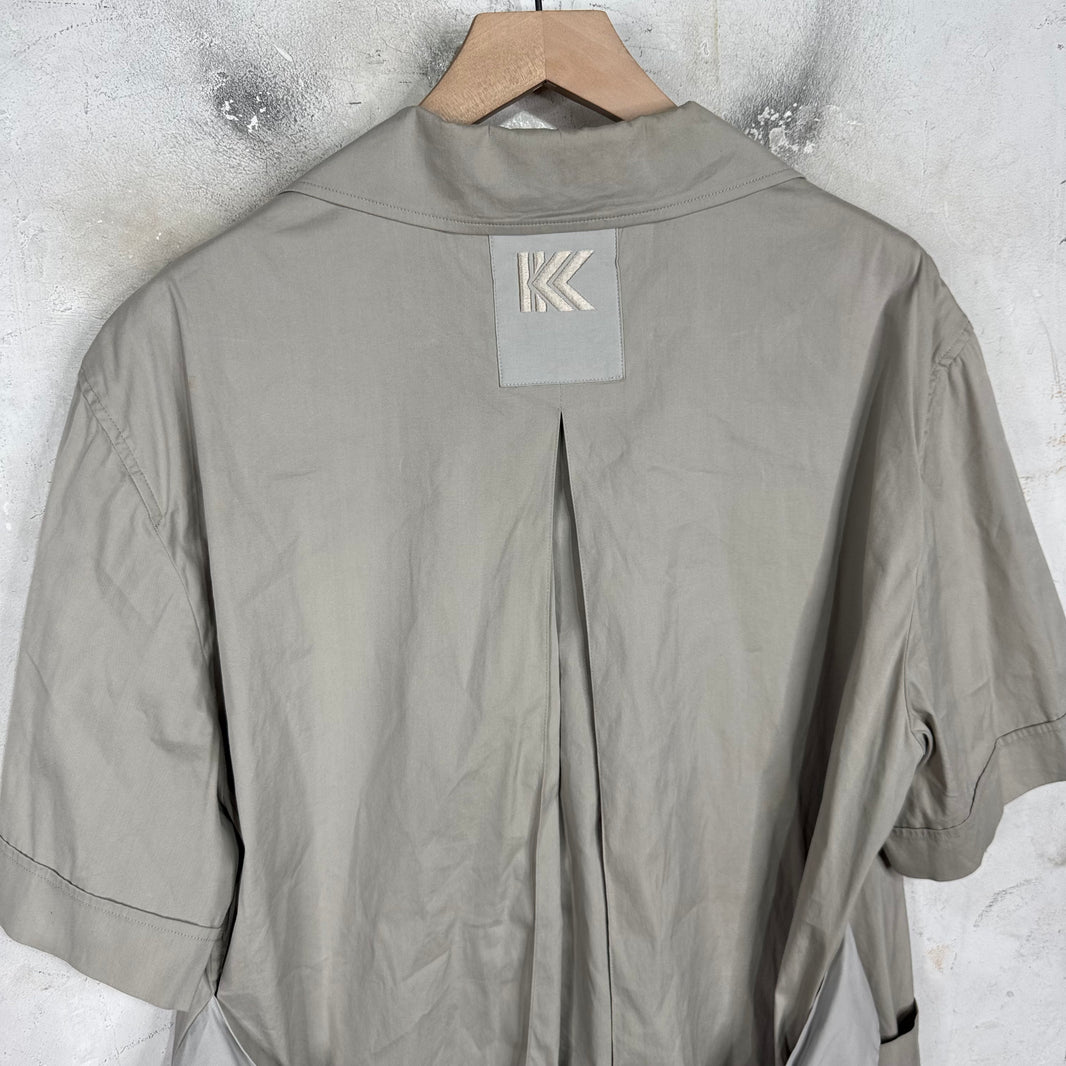 Kiko Kostadinov Beige Blazer Shirt