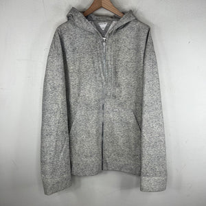 Bottega Veneta Printed Leather Zip Up Hoodie