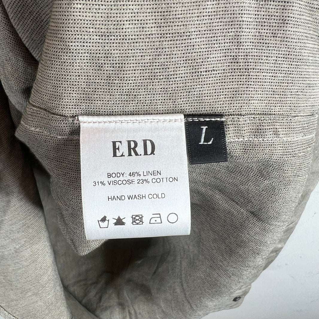 ERD Artist Embroidered L/S Button Up Shirt