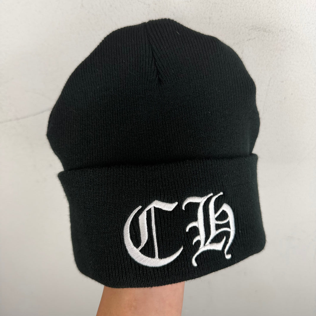 Chrome Hearts Black CH Beanie