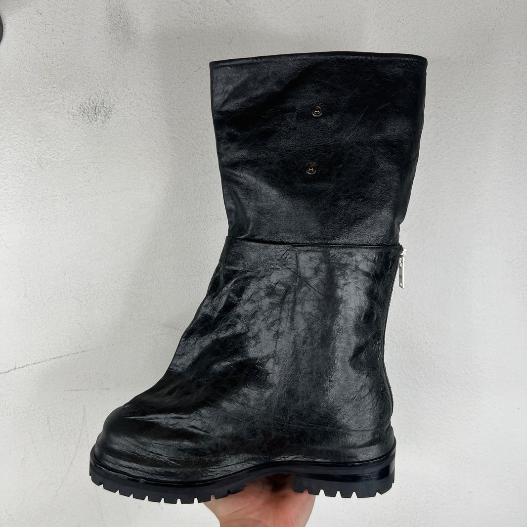 424 Paper Leather Dragon Rider Boot