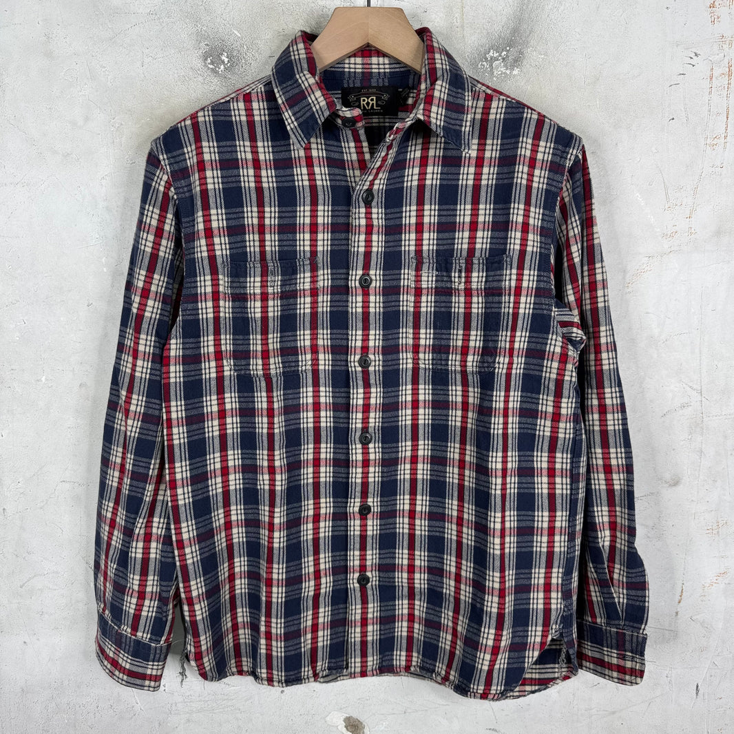 RRL Navy/Red Plaid Flannel