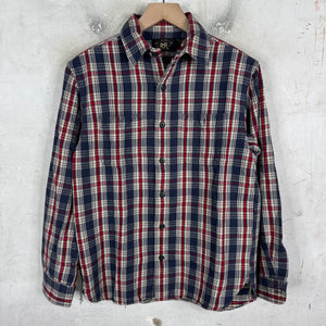 RRL Navy/Red Plaid Flannel