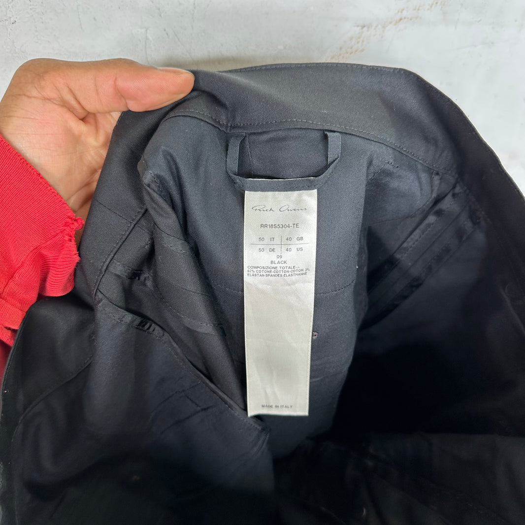 Rick Owens Black 3/4 Pants