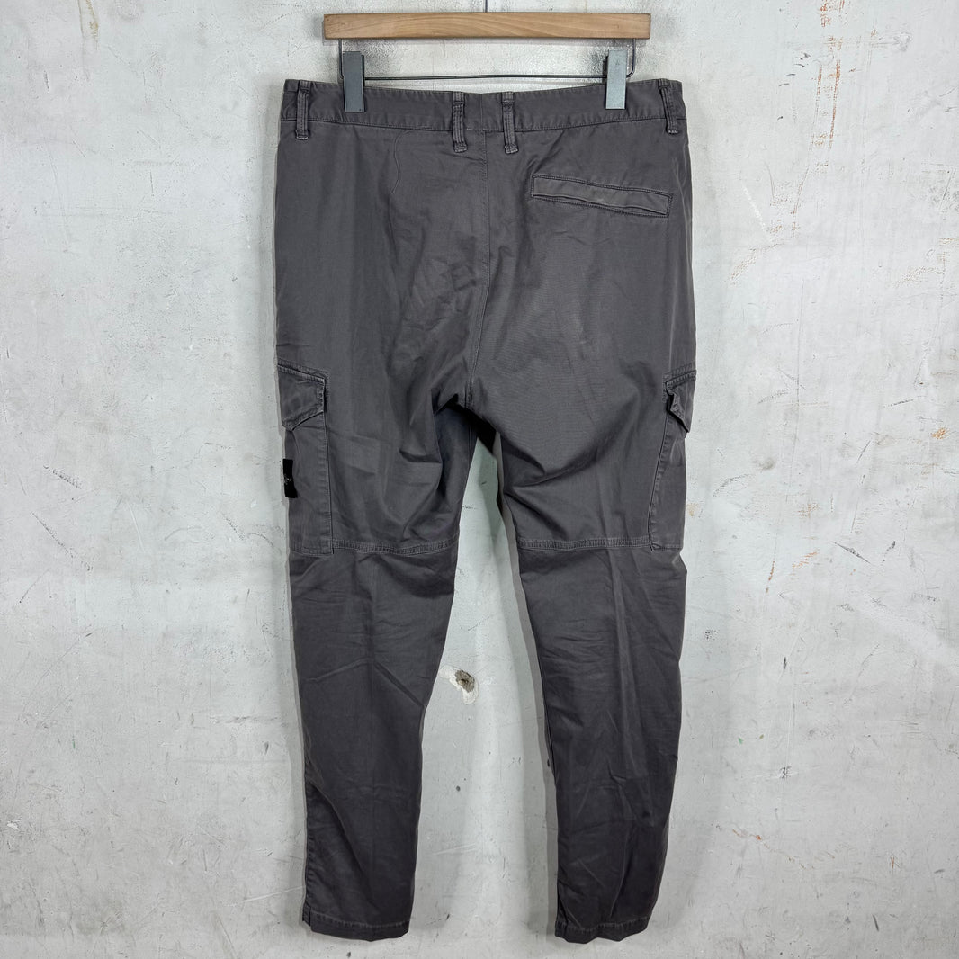 Stone Island Grey Cargo Pants