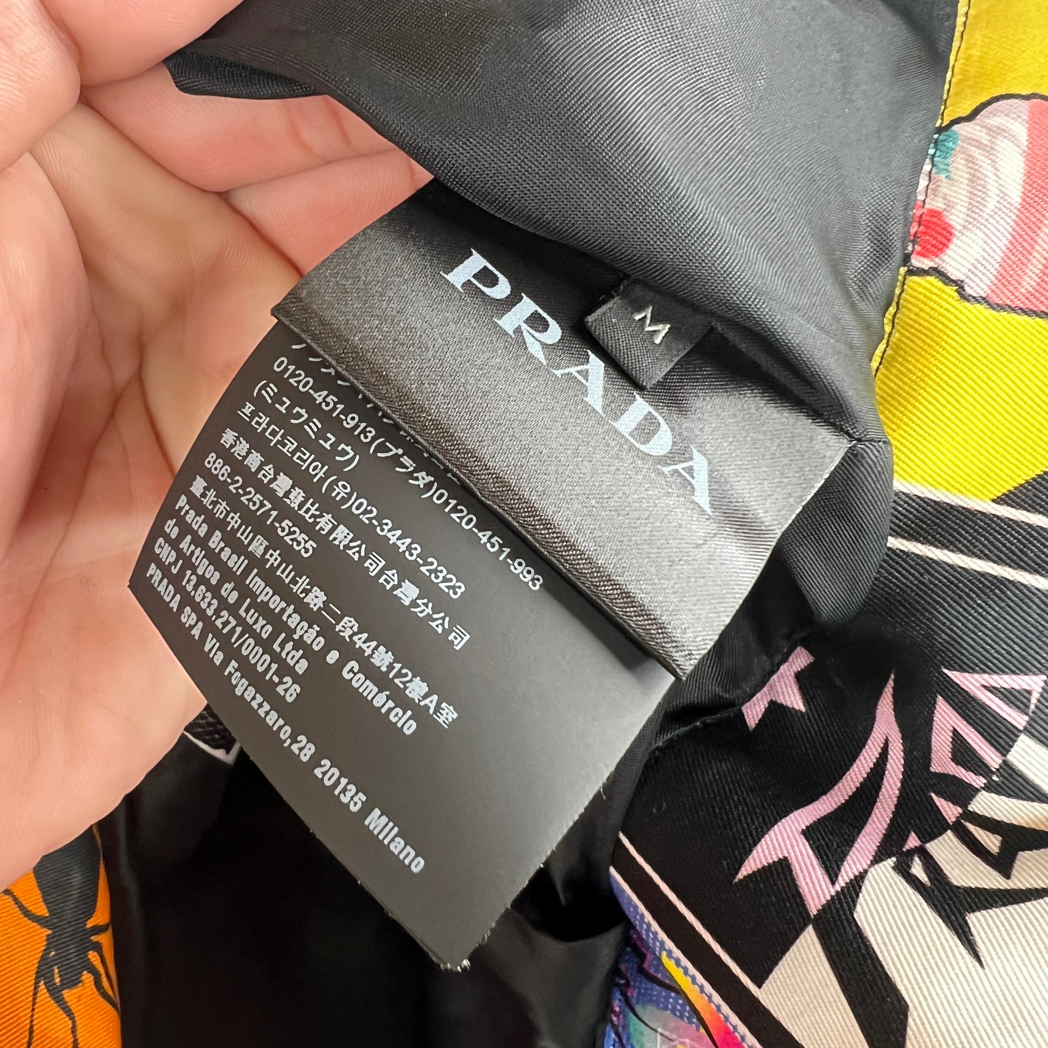 Prada Mega Mix Grid Jacket