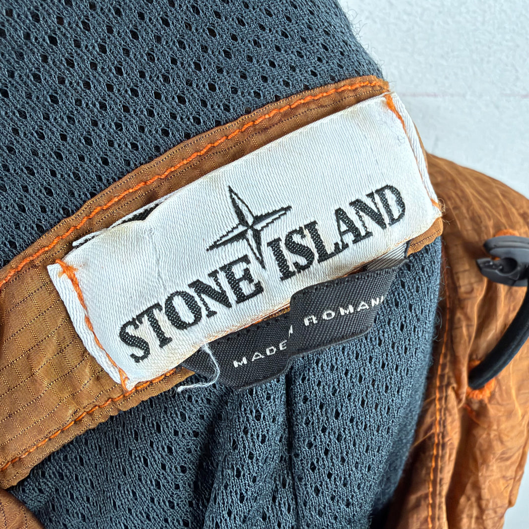 Stone Island Orange Hooded Jacket