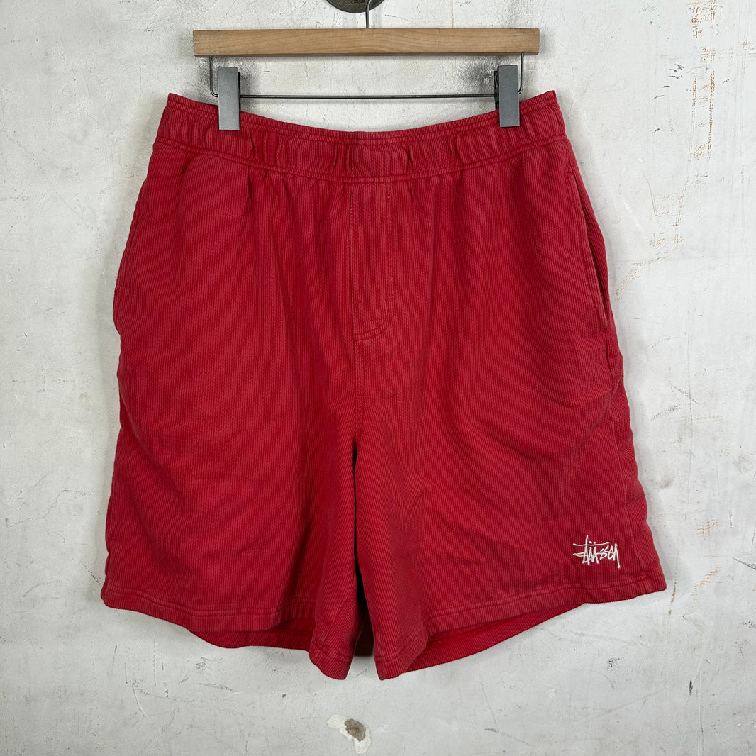 Stussy Red Cotton Shorts
