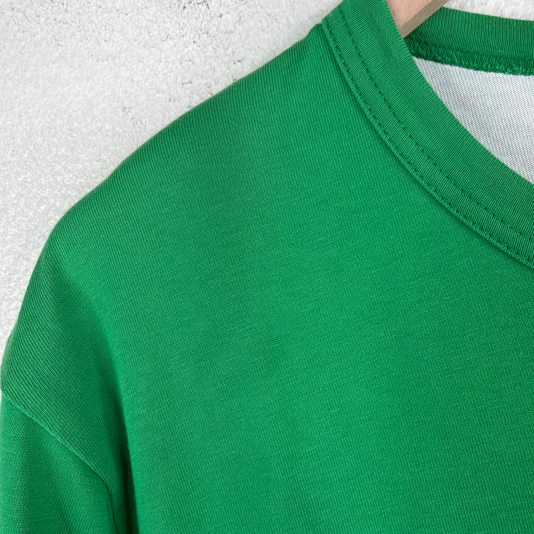 CDG Green/White Double Layer L/S T-Shirt