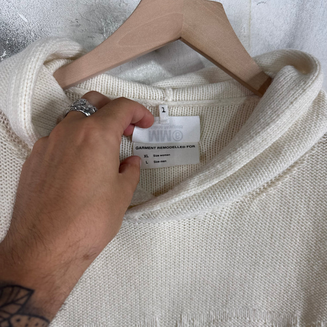 Margiela MM6 Knitted Numbers Hoodie