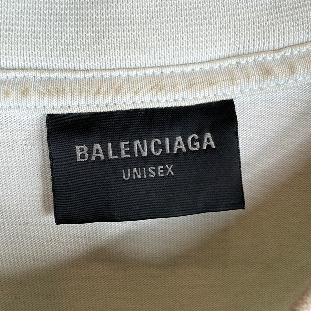 Balenciaga Distressed Tonal Bitcoin T-Shirt