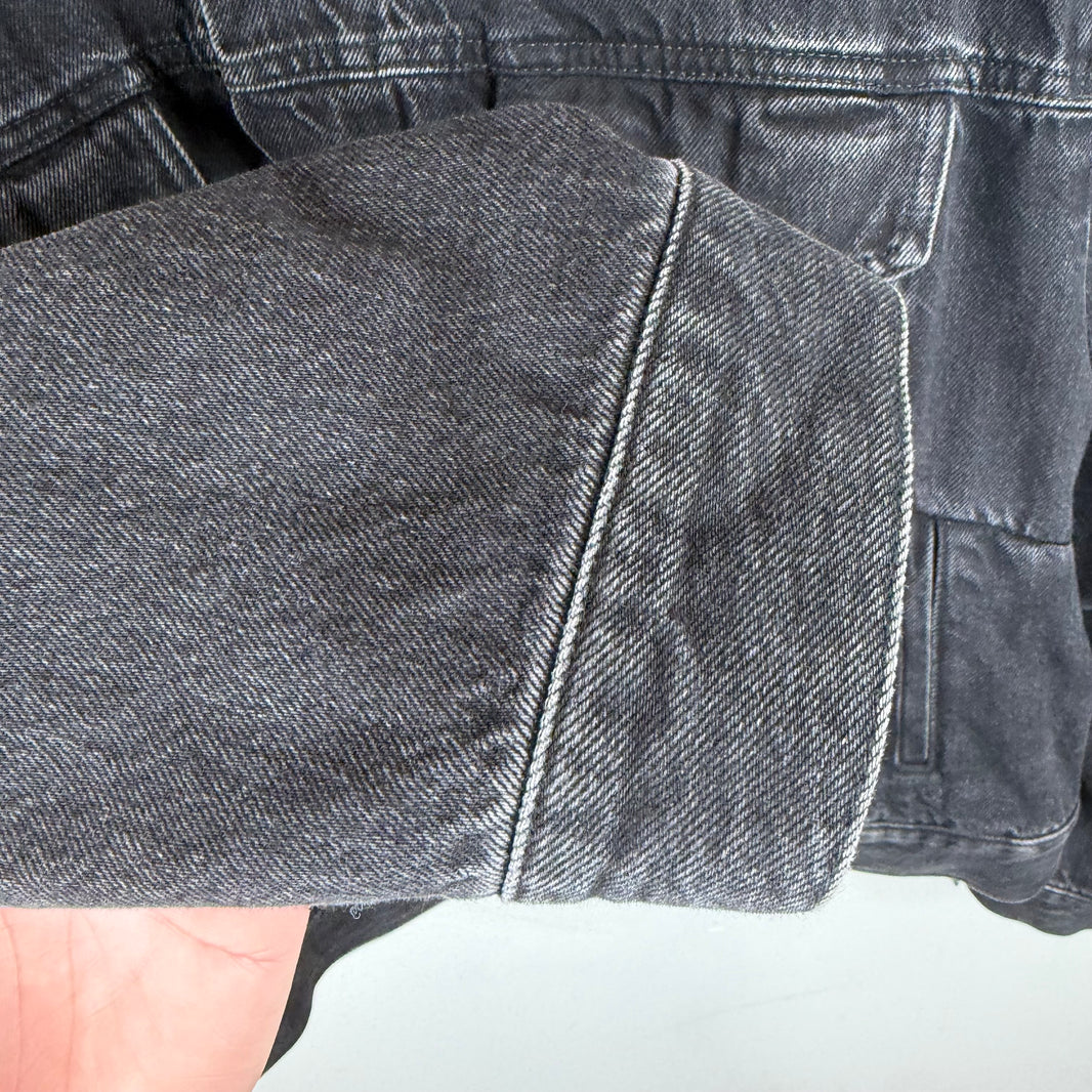 Balenciaga Black Swing Denim Jacket