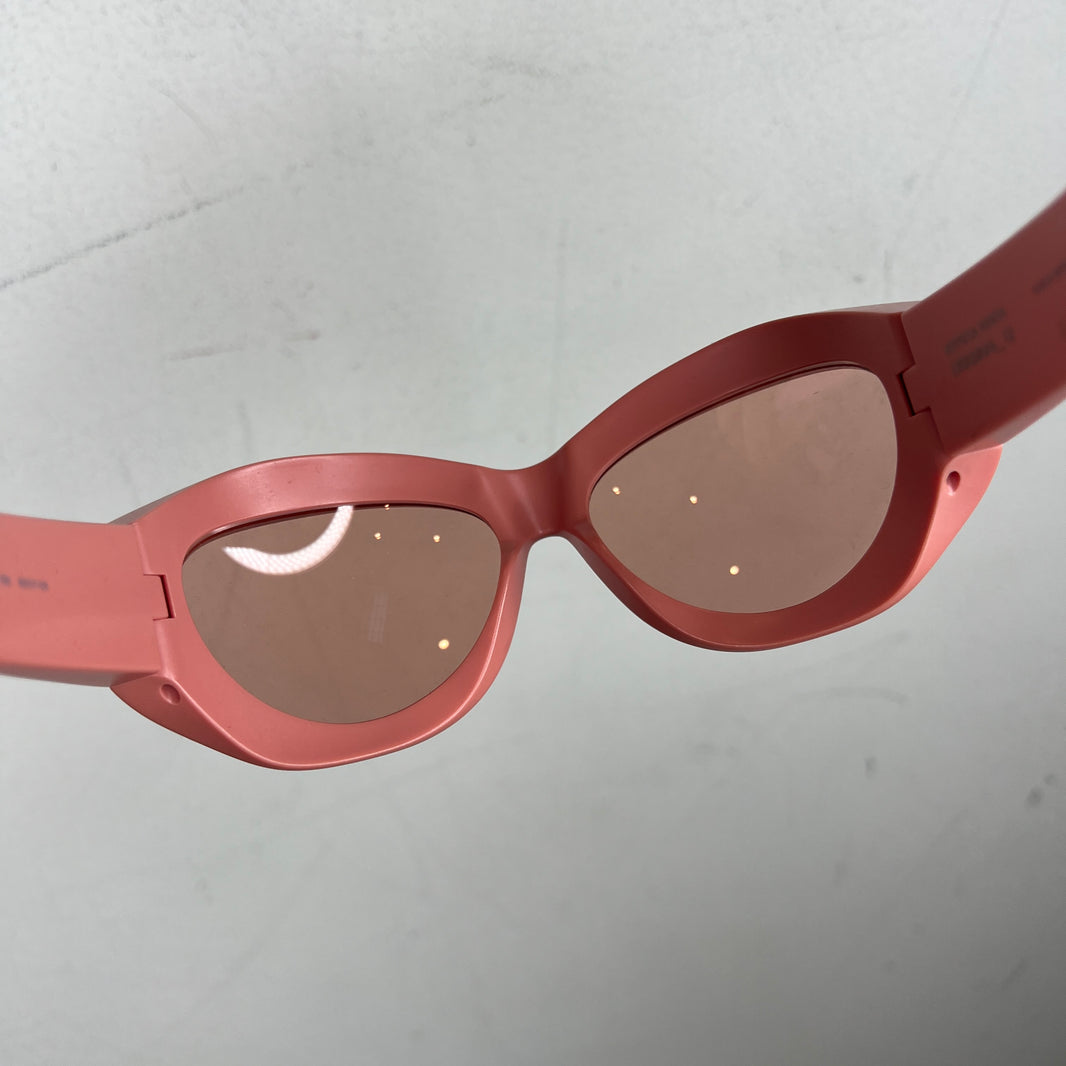 Bottega Veneta Pink Cyclops Sunglasses