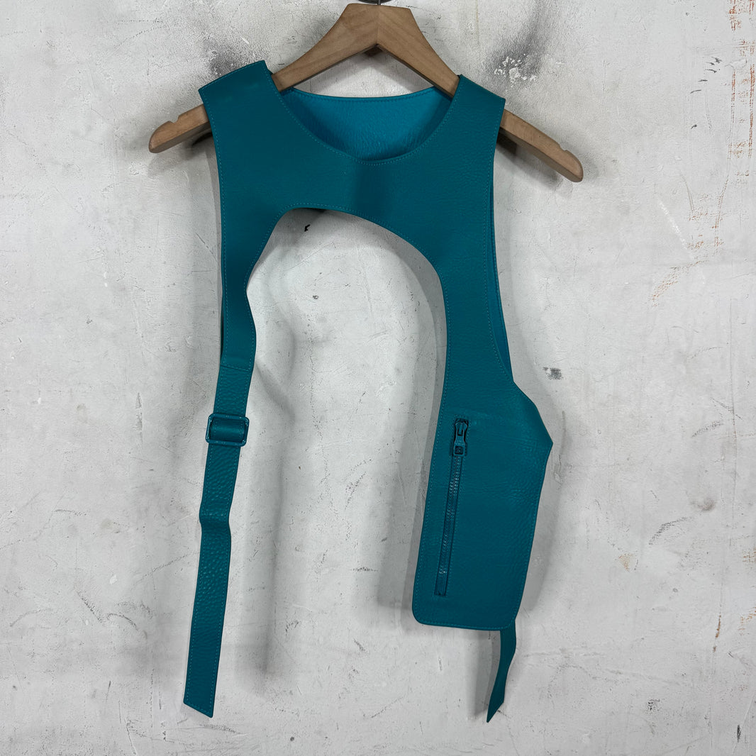 Louis Vuitton Blue Leather Harness