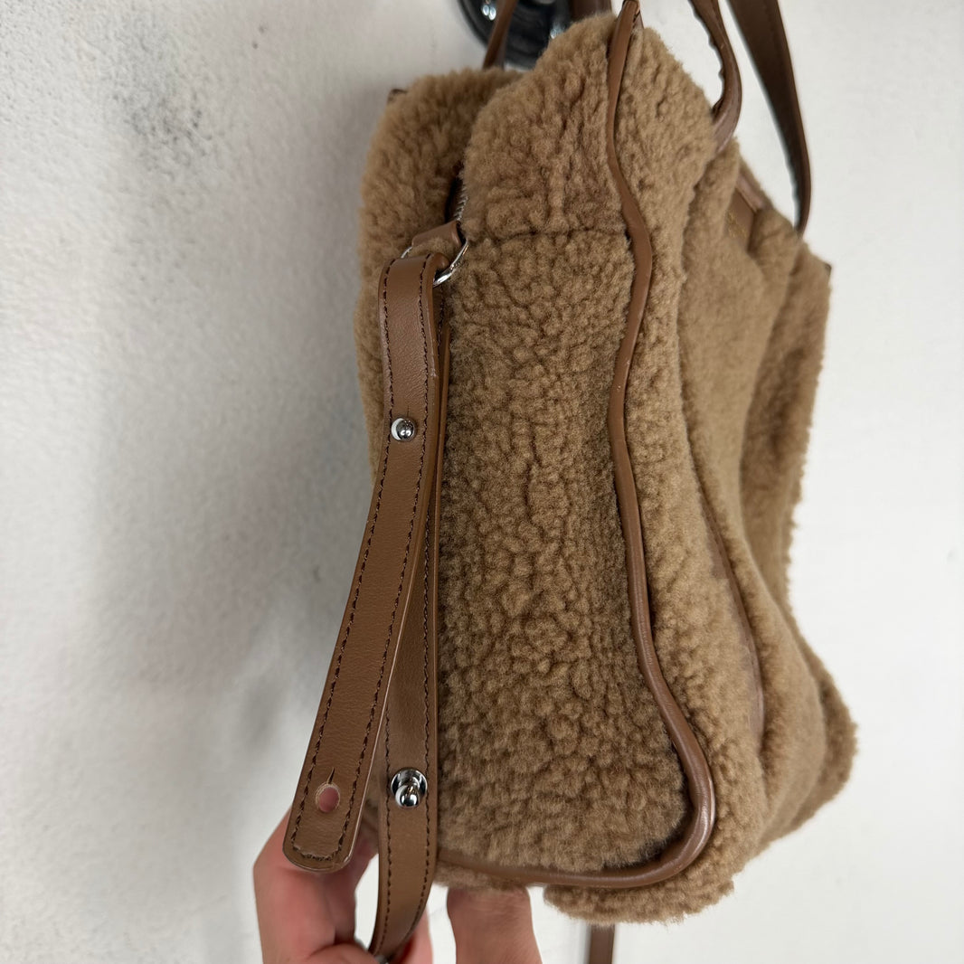 Balenciaga Shearling Bazar Mini Bag