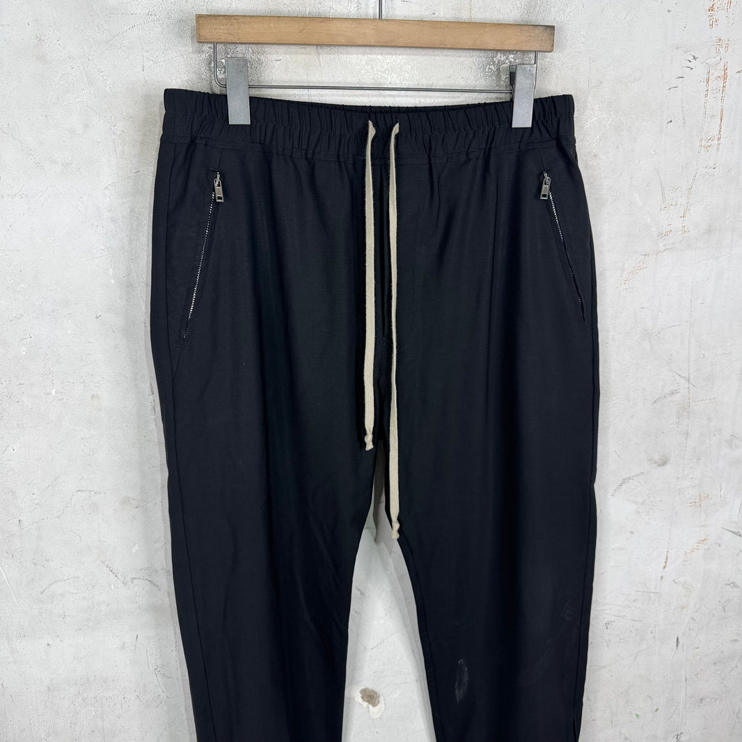 Rick Owens Gethsemane Wool Zippered Pants