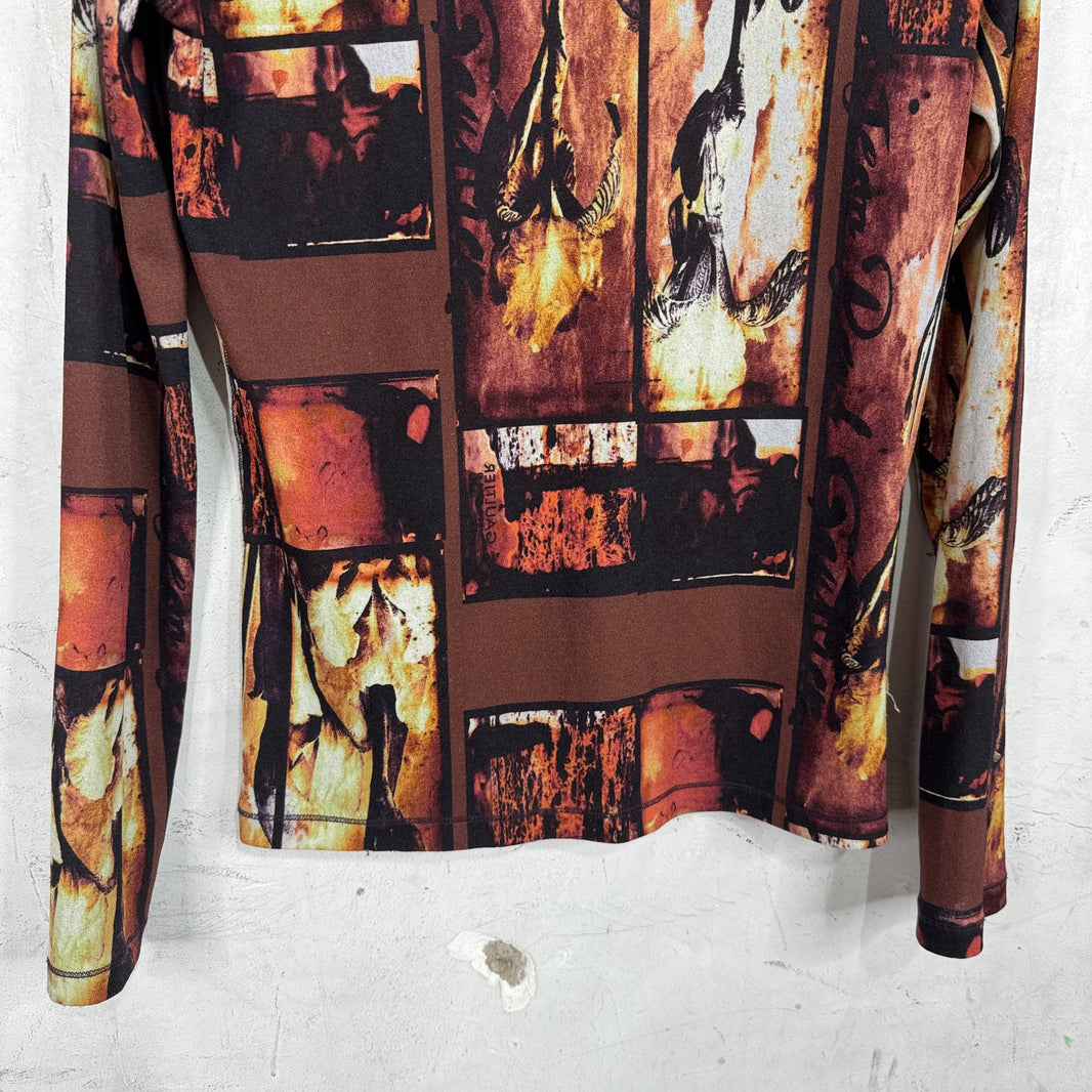 Jean Paul Gaultier Homme Collared Picture Shirt