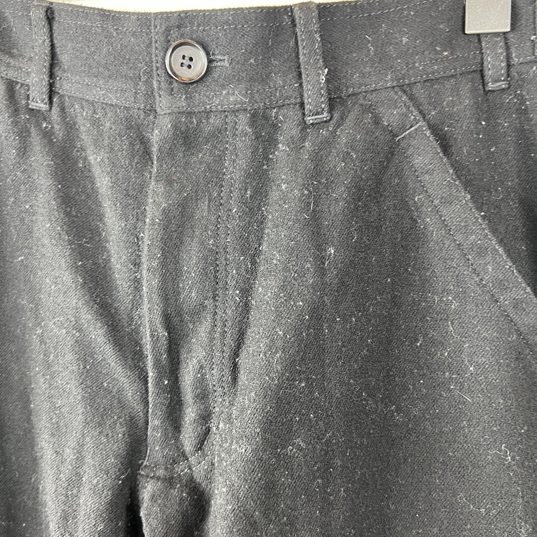 CDG Shirt Wool Patchwork Trousers