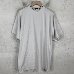 Balenciaga Pierced Collar Distressed T-Shirt