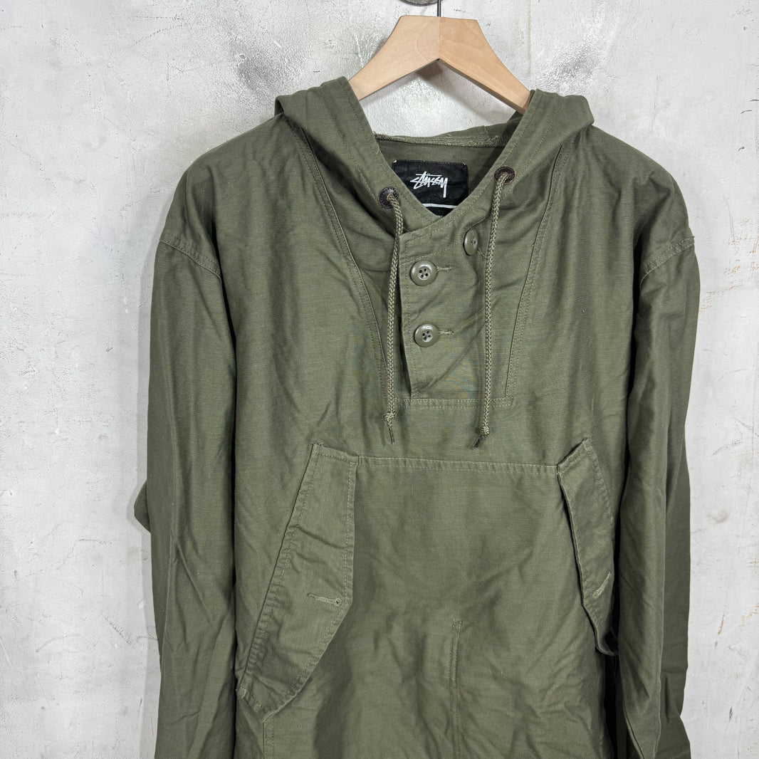 Stussy Olive Military Smock