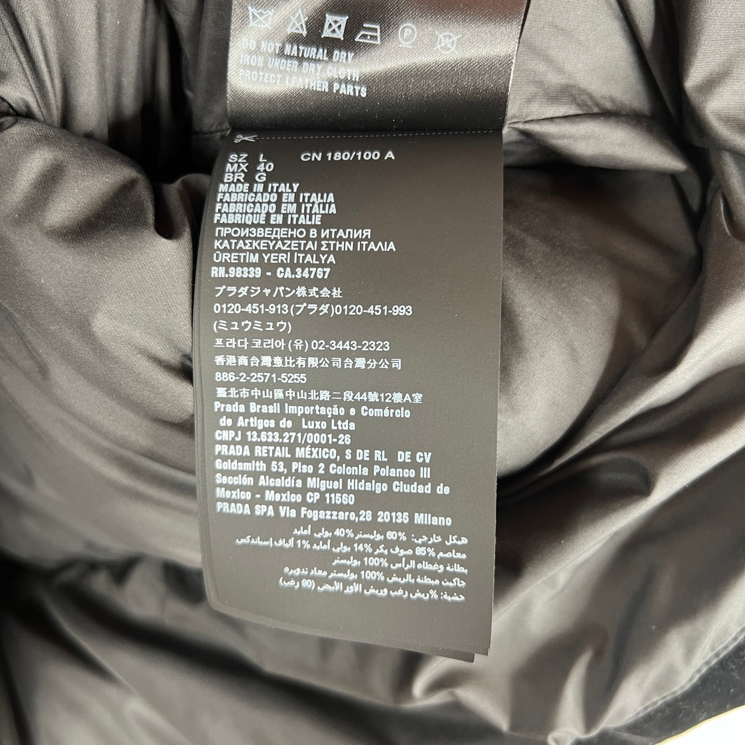 Prada Velvet Puffer Jacket