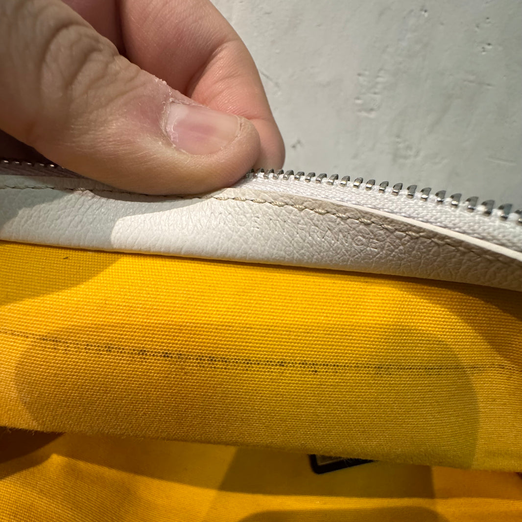 Goyard White Jouvence Toiletry Bag