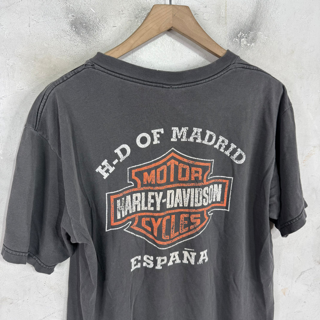 Vintage HD Madrid Eagle Smoked T-Shirt