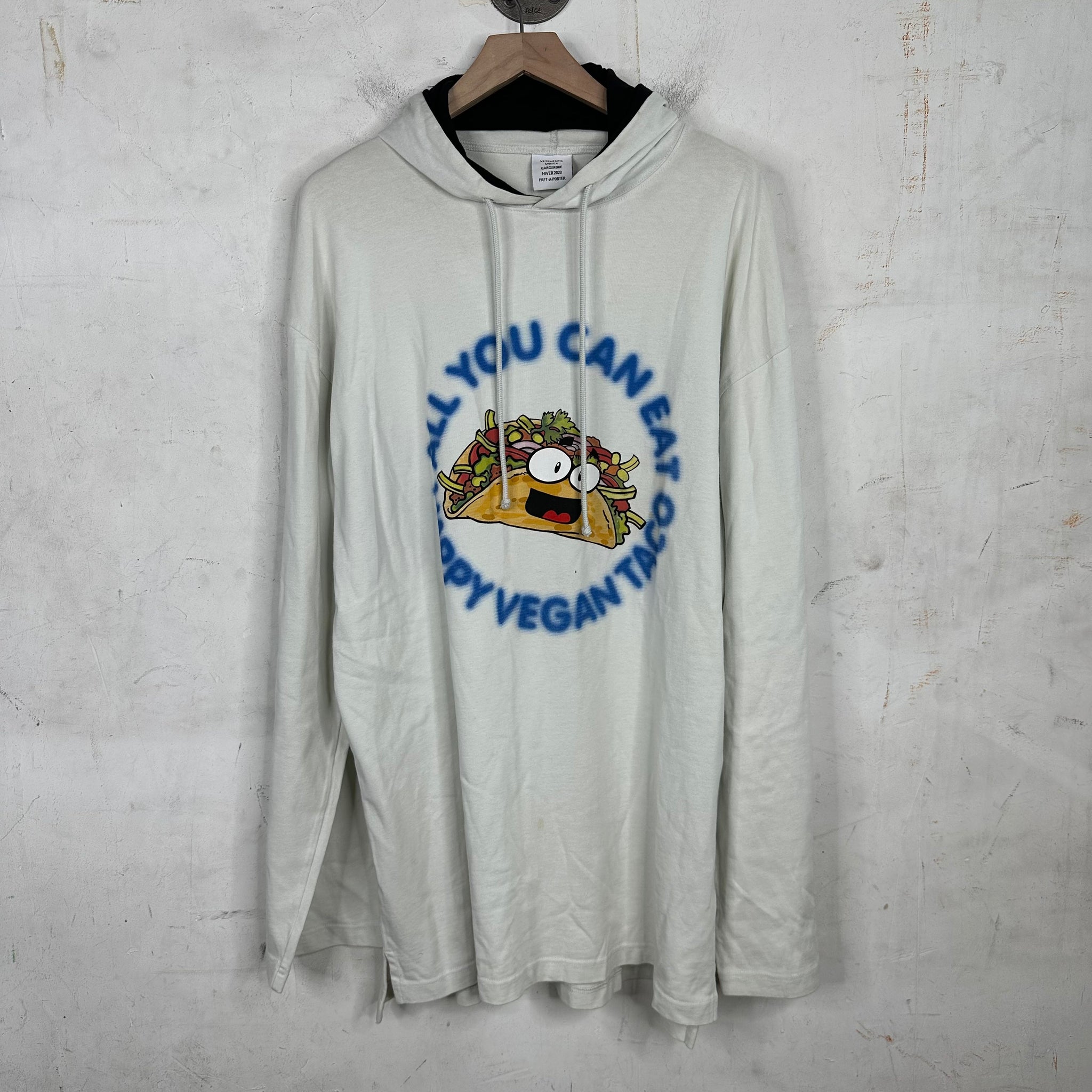 VETEMENTS “All You Can Eat” Hoodie