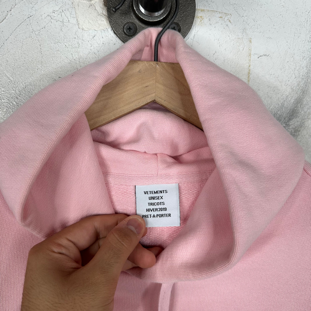 Vetements Pink Unicorn Hoodie