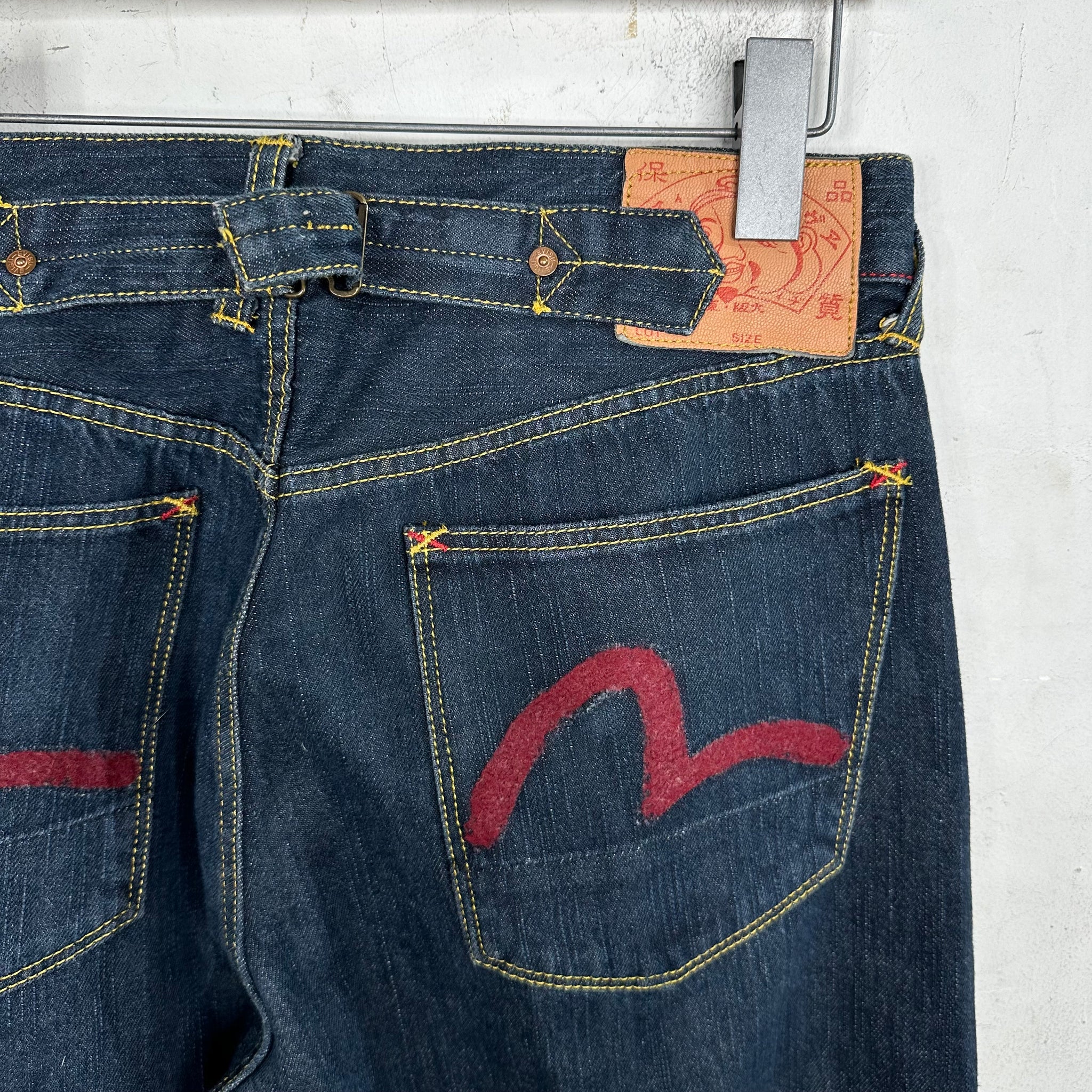 Evisu Red Stitch Denim