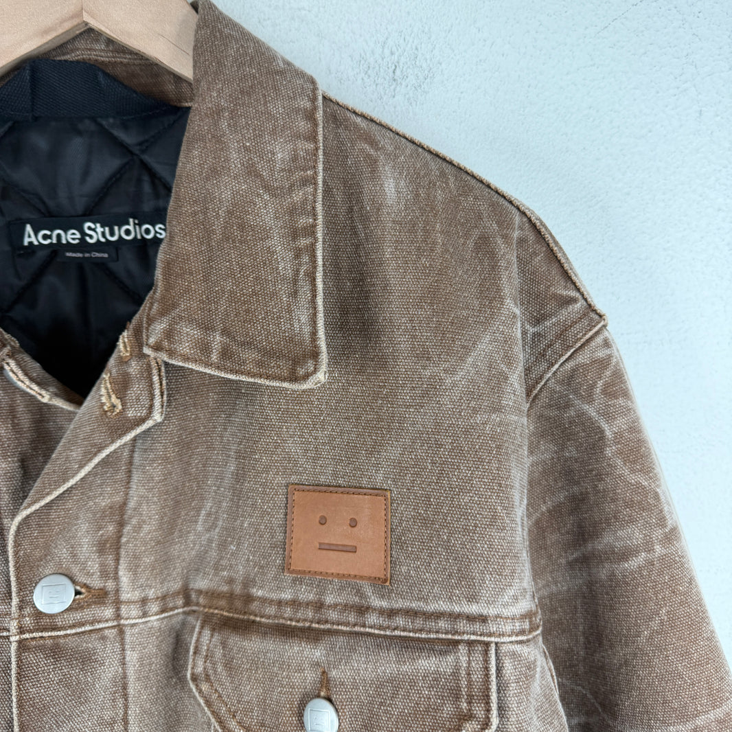 Acne Studios Padded Brown Denim Jacket