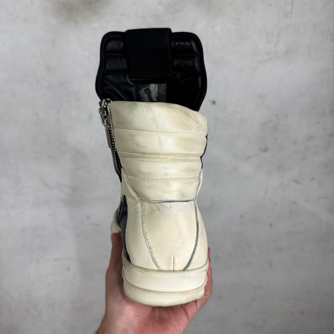 Rick Owens Black/White Geobaskets