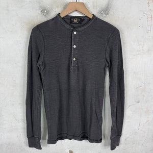 RRL Grey Waffle Henley