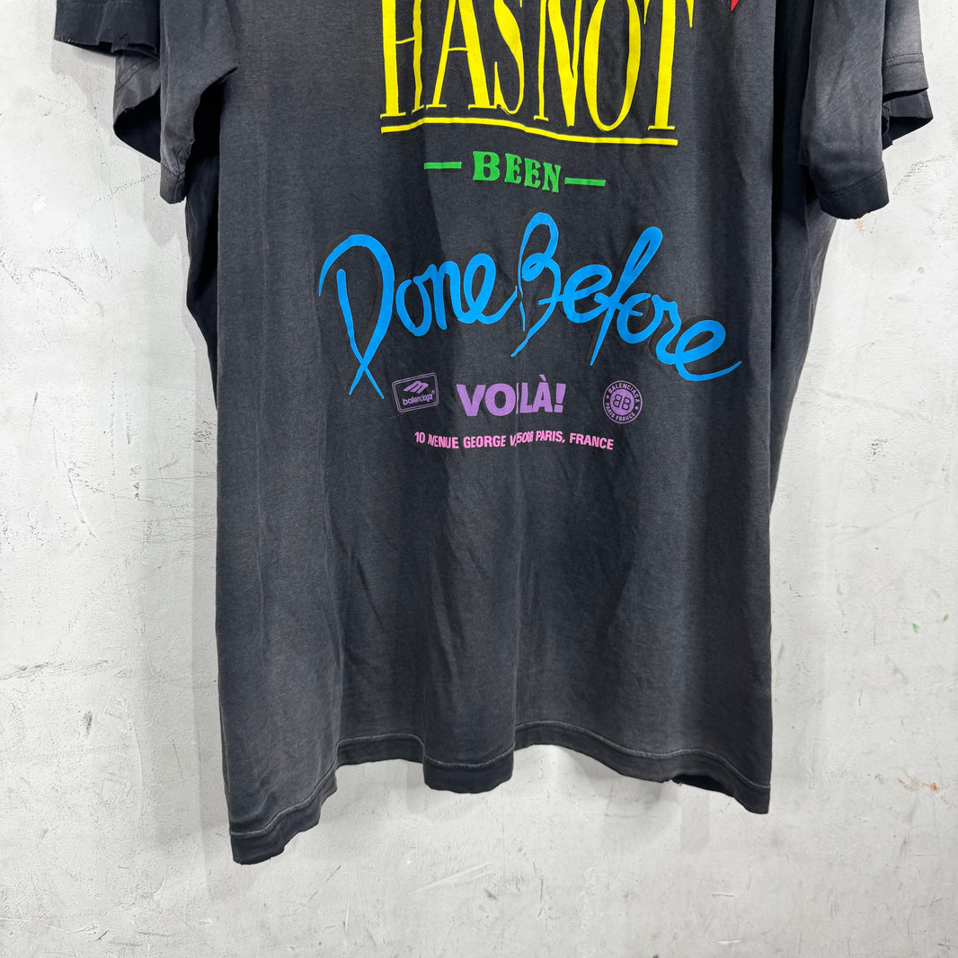 Balenciaga Done Before Distressed T-Shirt